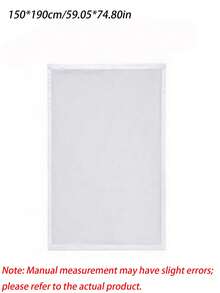 1pc White Self-Adhesive Window Screen, No-Drill Mosquito Net With Hook & Loop, Fiberglass Mesh Insect Barrier, Easy Install DIY Door Window Net For Home - White - View 27