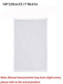 1pc White Self-Adhesive Window Screen, No-Drill Mosquito Net With Hook & Loop, Fiberglass Mesh Insect Barrier, Easy Install DIY Door Window Net For Home - White - View 53