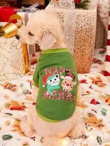 PETSIN 1 Pc Pet Christmas Reindeer Sweatshirt For Cats & Dogs - Multicolor - View 6
