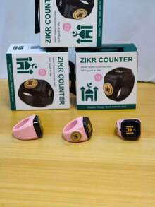 Smart Ring Bluetooth Electronic Ring Counter Worship Time Reminder Count Prayer Ring Counter - pink - View 5