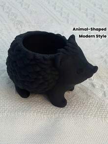 1PC Small Size Durable Non Slip Waterproof Rustproof Scratch Resistant Realistic Hedgehog Shape Modern Style Cute Succulent Plant Pot Planter Desktop Desk Home Office Bookshelf Window Sill Decor Garden Gift Housewarming Birthday - multicolor - View 10