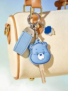 SHEIN X Care Bears Love Bear PVC Key Cover - Blue - View 2