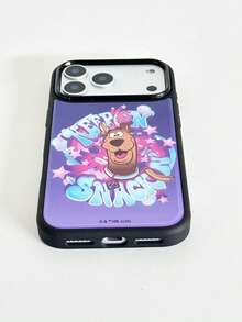 ShellaStory SCOOBY-DOO X SHEIN 時尚高端印花圖案手機保護殼設計，完美兼容 ，可愛時尚且精緻 - 彩色 - 查看 8