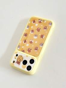 ShellaStory TOM & JERRY X SHEIN 時尚高端印花圖案手機保護殼，完美兼容 ，可愛時尚且精緻 - 彩色 - 查看 7