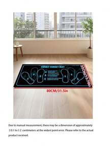 Non-Slip Squat Training Mat, Improves Exercise Efficiency And Safety, Non-Slip And Wear-Resistant, Soft And Elastic, Easy To Clean And Store, Suitable For Gym Workouts And Home Exercise, Indoor/Outdoor Activities, Suitable For Yoga - Multicolor - View 9
