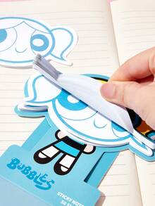 THE POWERPUFF GIRLS X SHEIN 50 80g Double Adhesive Sticky Notes For Records, Journals, Reminders And Decorations - Bubbles - View 2
