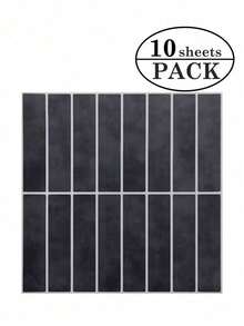 4/10/20Pcs Self‑Adhesive Peel And Stick Tile Stickers, Waterproof Heat‑Resistant Kitchen Backsplash Tiles, Non‑Slip Bathroom Wall Decals, Easy‑Install Removable Wall Decor For Home Renovation, Laundry Room, RV Interior, House &Festival DIY Decoration - View 21