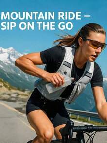 1 Piece Moisture-Wicking Running Jacket For Both Genders. Long Distance Hiking Backpack, Running Jacket, Multiple Pockets, Storage Jacket, Breathable, Adjustable For Running, Long Hiking, Biking, Racing, Trails, Marathons, Lightweight - Multicolor - View 3