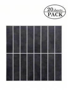 4/10/20Pcs Self‑Adhesive Peel And Stick Tile Stickers, Waterproof Heat‑Resistant Kitchen Backsplash Tiles, Non‑Slip Bathroom Wall Decals, Easy‑Install Removable Wall Decor For Home Renovation, Laundry Room, RV Interior, House &Festival DIY Decoration - View 25