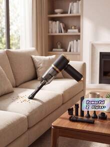This Car Vacuum Cleaner Gift Set . This Powerful Cordless Vacuum Cleaner Is Suitable For Both Car And Home Use, Featuring Strong Suction Power, Safety Protection,And Powerful Suction. - multicolor - View 1