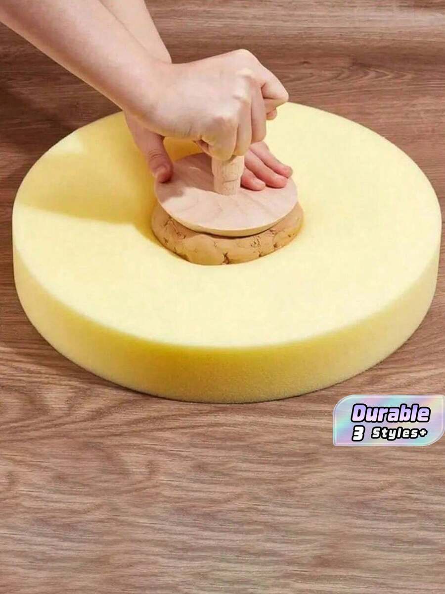 Ceramic Round Sponge Pad, Absorbent Cleaning DIY Ceramic Slab, Quick Prototyping Support For Ceramic Tools - Multicolor - View 1