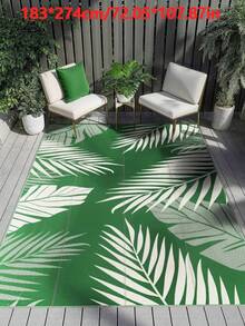 Karpet Luar Ruangan Tahan Air Ukuran 5ft x 8ft, Karpet Dalam dan Luar Ruangan dari Jerami Plastik yang Dapat Dibalik untuk RV, Teras, Dek, Halaman Belakang, dan Camper - warna-warni - View 13