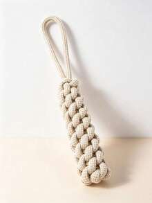 PETSIN Pet Hemp Rope Woven Pet Rope Knot Toy; Durable Chew Toy For Teething And Cleaning Teeth; Tug-Of-War Rope For Small And Medium-Sized Dogs And; Indoor And Outdoor Boredom-Relieving Chewing And Training Dog Toy. - Multicolor - View 24