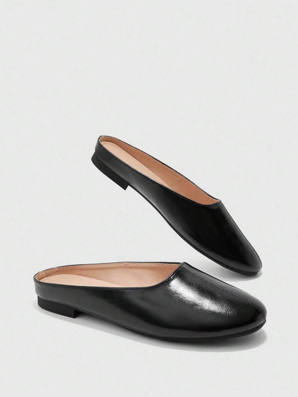 CUCCOO BIZCHIC Black Closed Toe Versatile Round Toe Casual Women's Shoes Fall Shoes