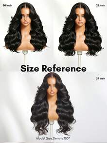 ALL READY WIG 13x4 HD Real Scalp Frontal Wig Pull And Go Drawstring Loose Wave With Face Framing Curtain Bangs Layered Bangs Drawstring Pre Cut Pre Bleached Pre Plucked 100% Human Hair Dye-Friendly Lace Front Wig Beginner Friendly Heat-Friendly - SNatural - View 6