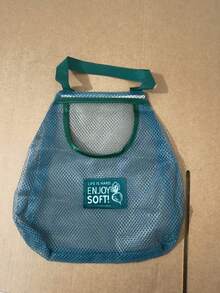 1pc Solid Wall Mount Mesh Storage Bag Kitchen Organizer For Fruits Vegetables Ginger Garlic Breathable Hanging Pouch Home Daily Use Functional Convenient Practical Household Supplies Must Have - Multicolor - View 9