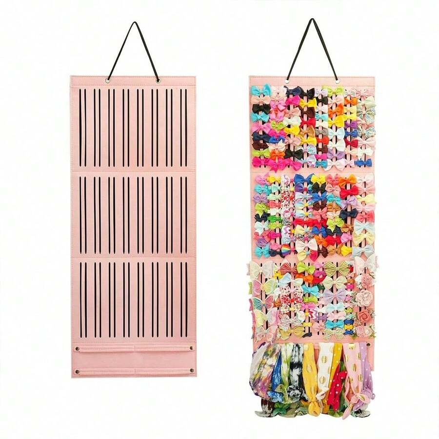 1 Pc Baby Girl Hair Bows Holder, Hair Clips Storage Hanger For Ribbons, Hair Bows Organizer, Baby Hair Clip Storage Display Sturdy Stand - Multicolor - View 1