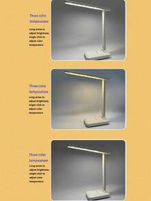 1PC White Light 3-Level Adjustable LED Foldable Desk Lamp, Eye-Caring Study/Reading Lamp For Writing, Suitable For Bedroom, Living Room, Study, Desk, Office - white - View 10
