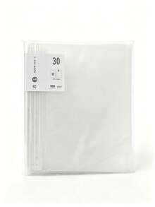 1pc A4 Size Transparent Sleeve Document Organizer With Large Capacity For Papers And Suitable For Students Or Office Use, Package Will Be Randomly Sent,Back To School Essentials,Creative Gift For Thanksgiving, Christmas, Birthday Halloween Decoration - White - View 16