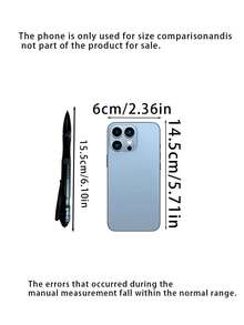 Nine-In-One Tactical Pen, A Man's Gift For Dad, Stylish Men's Accessory, Multi-Function Screwdriver Tool, Compass, Bottle Opener, Whistle, Ink Pen Refill. - Black - View 3
