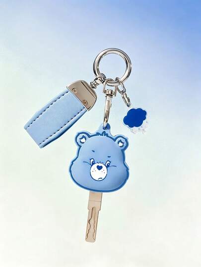 SHEIN X Care Bears Sarung Kunci PVC Bergambar Beruang Cinta