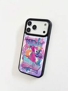 ShellaStory SCOOBY-DOO X SHEIN 時尚高端印花圖案手機保護殼設計，完美兼容 ，可愛時尚且精緻 - 彩色 - 查看 5
