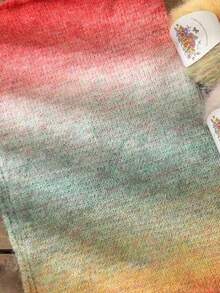 Silk Mohair Craft Yarn Fine Weight Colorful For Hand Knitting Fashion Accessories DIY Projects - multicolor - View 6