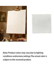 Canvas For Painting, Stretched With Blank Surfaces, Available In Various Sizes . Pre-Primed For Acrylic, Oil, And Wet Watercolor Mediums. - One Size Fits All - View 3