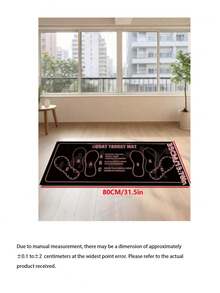 Non-Slip Squat Training Mat, Improves Exercise Efficiency And Safety, Non-Slip And Wear-Resistant, Soft And Elastic, Easy To Clean And Store, Suitable For Gym Workouts And Home Exercise, Indoor/Outdoor Activities, Suitable For Yoga - Multicolor - View 8