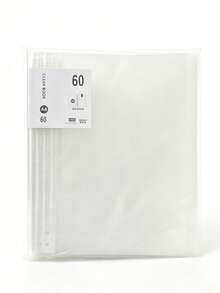 1pc A4 Size Transparent Sleeve Document Organizer With Large Capacity For Papers And Suitable For Students Or Office Use, Package Will Be Randomly Sent,Back To School Essentials,Creative Gift For Thanksgiving, Christmas, Birthday Halloween Decoration - White - View 19