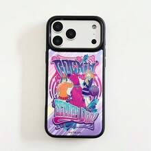 ShellaStory SCOOBY-DOO X SHEIN 時尚高端印花圖案手機保護殼設計，完美兼容 ，可愛時尚且精緻 - 彩色 - 查看 4