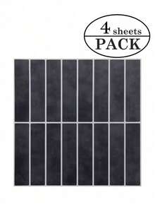 4/10/20Pcs Self‑Adhesive Peel And Stick Tile Stickers, Waterproof Heat‑Resistant Kitchen Backsplash Tiles, Non‑Slip Bathroom Wall Decals, Easy‑Install Removable Wall Decor For Home Renovation, Laundry Room, RV Interior, House &Festival DIY Decoration - View 19