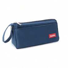 1pc High Cost-Performance Solid Color Pencil Case, Niche Black Anti-Fouling Pencil Box, Large Capacity Student Stationery Storage Bag, Back To School Stationery Storage Bag, School Supplies. - Multicolor - View 6