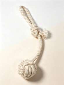 PETSIN Pet Hemp Rope Woven Pet Rope Knot Toy; Durable Chew Toy For Teething And Cleaning Teeth; Tug-Of-War Rope For Small And Medium-Sized Dogs And; Indoor And Outdoor Boredom-Relieving Chewing And Training Dog Toy. - Multicolor - View 31