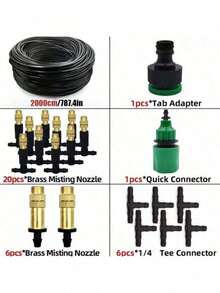 Drip Irrigation System, Drip Irrigation Kit, Automatic Garden Watering System, Suitable For Greenhouse, Yard, Lawn, And Plants - Multicolor - View 16