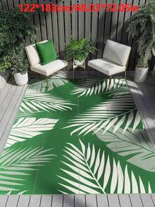 Karpet Luar Ruangan Tahan Air Ukuran 5ft x 8ft, Karpet Dalam dan Luar Ruangan dari Jerami Plastik yang Dapat Dibalik untuk RV, Teras, Dek, Halaman Belakang, dan Camper - warna-warni - View 10