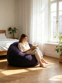 Sofa bơm hơi, ghế cắm trại bơm hơi, sofa lười bơm hơi, ghế bơm hơi, ghế bơm hơi gấp gọn di động, dùng cho phòng khách, phòng ngủ, phòng đọc sách, phù hợp cho phòng ngủ, ban công, cắm trại ngoài trời, dễ cất giữ di động - Nhiều màu - Xem 7