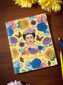 Frida Kahlo X SHEIN مجموعة كتب خطوط السيارات - ثلاثة كتب - frida - مشاهدة 2