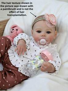 MINKOJA 1 Piece Vinyl Figure Doll, Realistic Newborn Doll - Multicolor - View 3