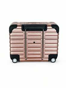 Haus Hana Earphone Case And Phone Holder Two In One Storage Box, Luggage Designed Headphone Storage Box, Luggage Shaped Design, Handle Pull Open To Reach Phone Holder, Apple Headphone Protective Cover, Headphone Protective Bracket. - Multicolor - View 13