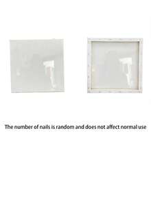 Canvas For Painting, Stretched With Blank Surfaces, Available In Various Sizes . Pre-Primed For Acrylic, Oil, And Wet Watercolor Mediums. - One Size Fits All - View 2