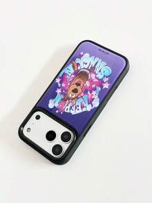 ShellaStory SCOOBY-DOO X SHEIN 時尚高端印花圖案手機保護殼設計，完美兼容 ，可愛時尚且精緻 - 彩色 - 查看 7