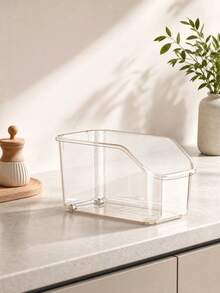 Multifunctional Large‑Opening Storage Box With Wheels, Combined Household Kitchen Organizer For Condiment Jars, Spice Bottles & Seasoning Sub‑Packing - Multicolor - View 6