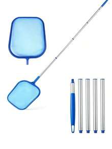Swim Net & Pole - Soft Mesh Cleaning Brush - Leaf Net For Pools, Spas, And Hot Tubs - Large Pool Skimmer, Cleaning Tool & Accessories - Blue - Multicolor - View 17