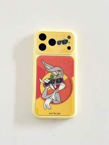 ShellaStory LOONEY TUNES X SHEIN 時尚高端印花圖案手機保護殼設計，完美兼容 ，可愛時尚且精緻 - 彩色 - 查看 6