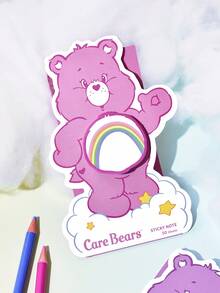 SHEIN X Care Bears 50 Lembar Kertas Tempel Perekat Ganda 80g untuk Catatan, Jurnal, Pengingat, dan Dekorasi - 9.2*15 - View 2