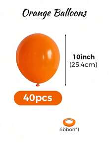 MINKOJA 5/10/12/18 Inch Multi-Color Latex Helium Round Balloons, Great For Birthday Wedding Anniversary Bridal Shower Graduation Gender Reveal Baptism New Year Holiday Party Decorations - orange - View 24