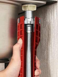 1pc Heavy Duty 5-In-1 Radiator Hose Clamp Wrench - Heavy Duty Plastic Construction, One-Piece Design With Pentagonal Socket And Pentagonal Socket Head - default - View 7