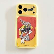 ShellaStory LOONEY TUNES X SHEIN 時尚高端印花圖案手機保護殼設計，完美兼容 ，可愛時尚且精緻 - 彩色 - 查看 4