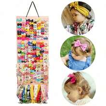 1 Pc Baby Girl Hair Bows Holder, Hair Clips Storage Hanger For Ribbons, Hair Bows Organizer, Baby Hair Clip Storage Display Sturdy Stand - Multicolor - View 4